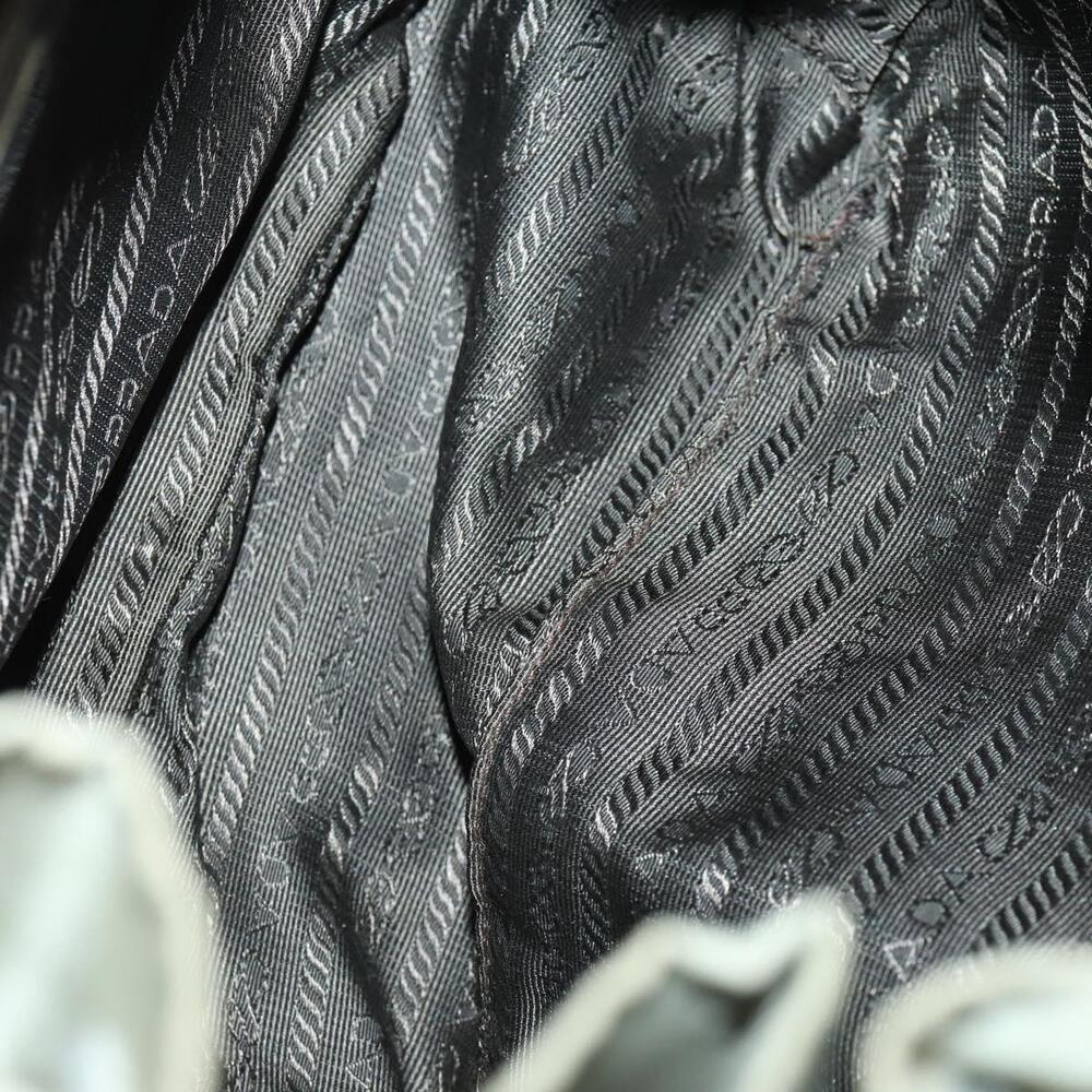 PRADA Backpack Nylon Beige Silver Auth 156861 - Picture 11 of 16